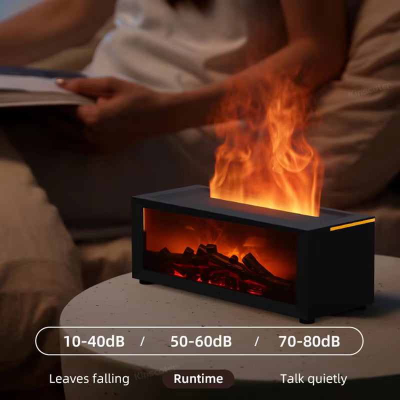 Humidificador Chimenea con Luz LED y Difusor de Aromas 🔥