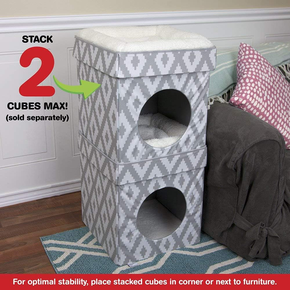 Cubo para Gatos de Interior – Blanco 🐱