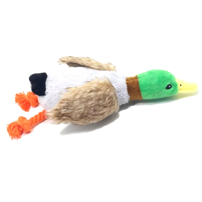 Juguete de pato de peluche adorable con sonido para mascotas