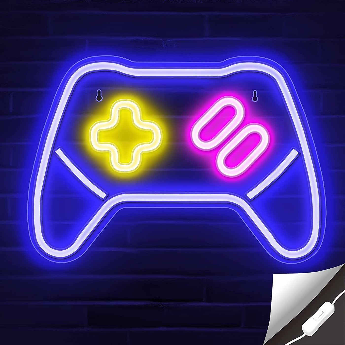 Luz LED en Forma de Gamepad para Jugadores de Video/PC, Streamers
