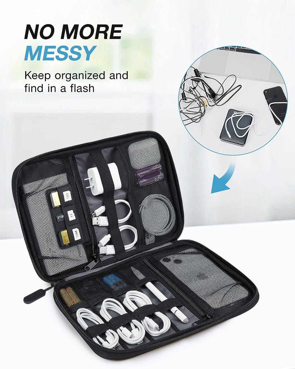 Organizador electrónico compacto y versátil