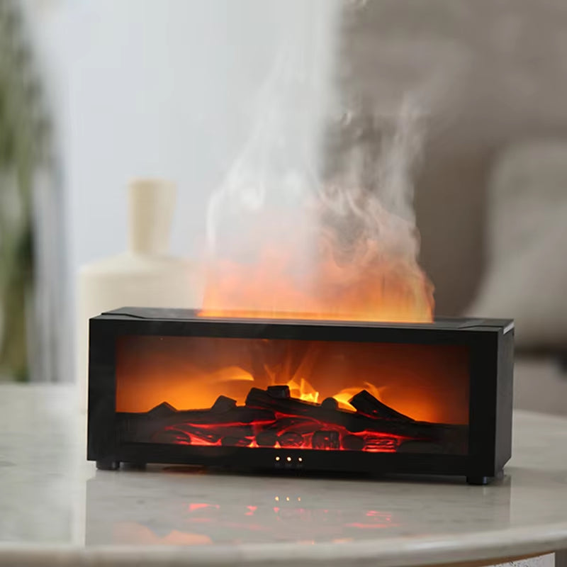 Humidificador Chimenea con Luz LED y Difusor de Aromas 🔥