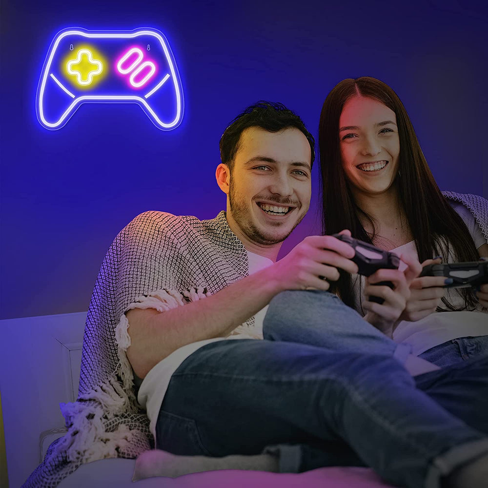 Luz LED en Forma de Gamepad para Jugadores de Video/PC, Streamers